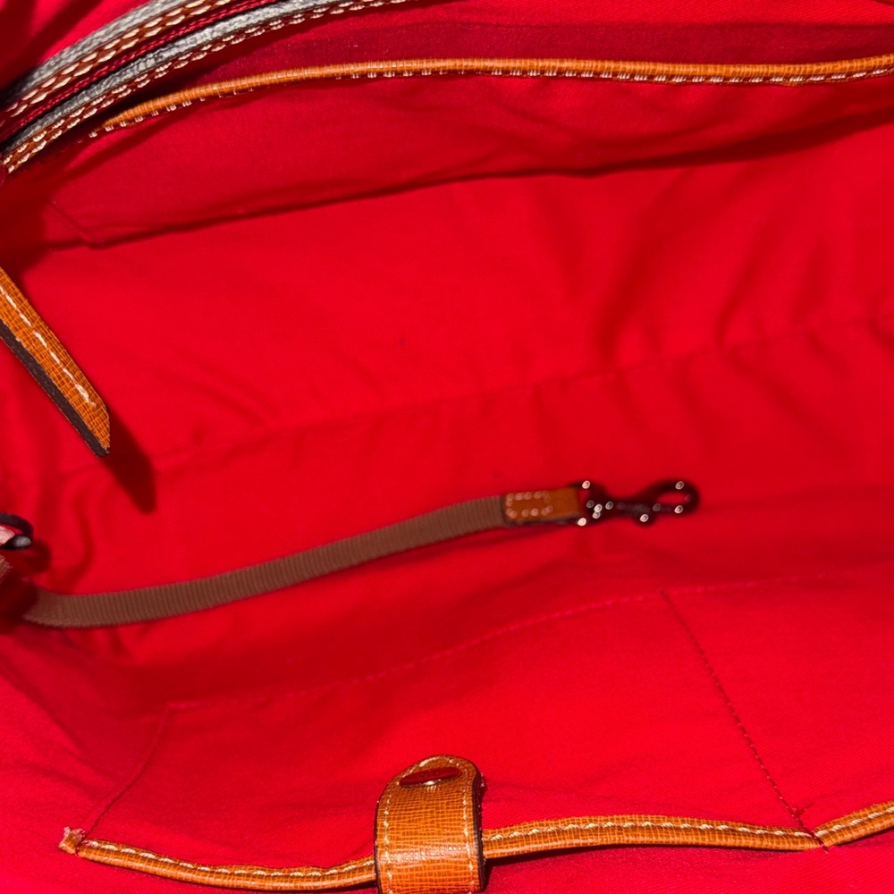 Dooney and Bourke Smooth Leather Hobo Bag - Picture 4 of 6